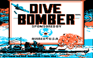 Dive Bomber Title Screen